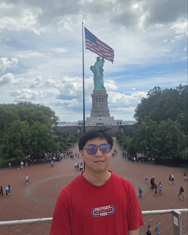 At the Statue of Liberty